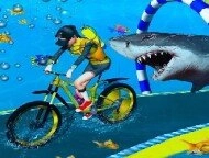 Under Water Bicycle Raci...